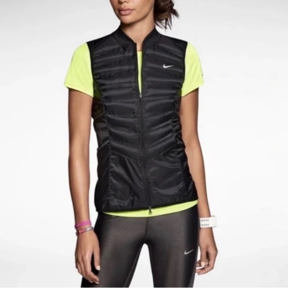 Nike Aeroloft 800 Black Warm Running Vest